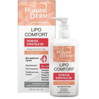 Емульсія Hirudo Derm (Гірудо Дерм) Atopic Program Lipo Comfort ніжна для сухої чутливої шкіри 400мл-0