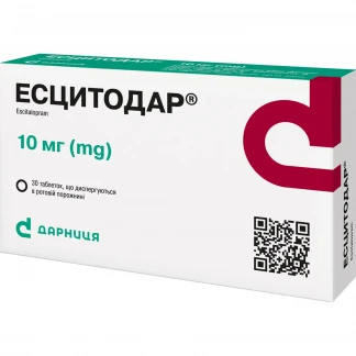 ЕСЦИТОДАР таблетки дисперговані по 10мг №30-0