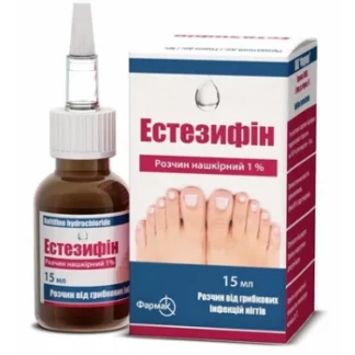 ЕСТЕЗИФІН розчин нашкірний 1% по 15мл-0
