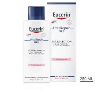 Лосьйон Eucerin (Еуцерин) Урея Ріпеір Плюс 5% зволожуючий для сухої шкіри 250мл (83562)-1