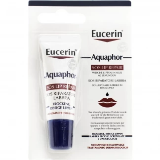 Бальзам для губ Eucerin (Еуцерин) Аквафор заспокійливий відновлюючий 10мл (63875) -0