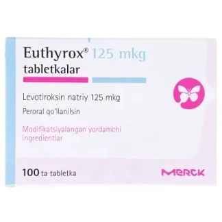 ЭУТИРОКС таблетки по 125мкг №100-0