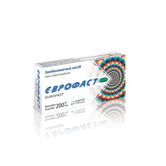 ЕВРОФАСТ капсулы желатиновые мягкие по 200 мг № 10-0