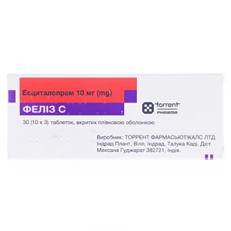 ФЕЛІЗ С таблетки по 10мг №30-0