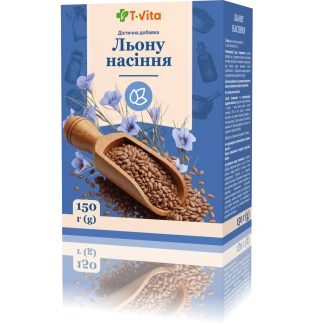 Фиточай льна семян T.Vita (Т.Вита) по 150г в пачке с внутренним пакетом-0