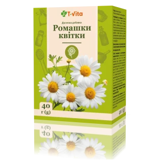 Фиточай Ромашки цветы T.Vita (Т.Вита) по 40г в пачке с внутренним пакетом-0