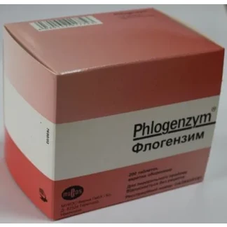 ФЛОГЕНЗИМ таблетки вкриті оболонкою №200 ФЛОГЕНЗИМ таблетки вкриті оболонкою №200-0
