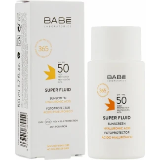 Флюид BABE (БАБЕ) Laboratorios Super Fotoprotetor солнцезащитный для всех типов кожи SPF50 50мл-0