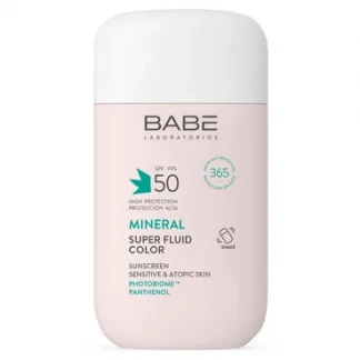 Флюїд сонцезахисний BABE (БАБЕ) Laboratorios мінеральний з фізичними фільтрами з тонуючим ефектом SPF50 50мл Флюїд сонцезахисний BABE (БАБЕ) Laboratorios мінеральний з фізичними фільтрами з тонуючим ефектом SPF50 50мл-0