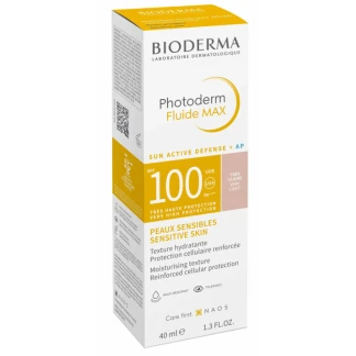 Флюїд сонцезахисний Bioderma (Біодерма) Photoderm Max SPF 100 40мл (тон дуже світлий)-0