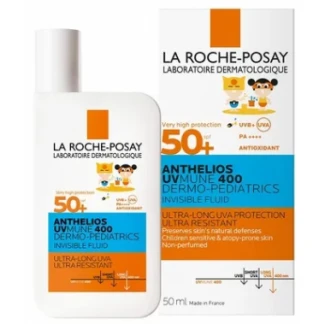 Флюїд сонцезахисний La Roche Posay (Ля Рош-Позе) Anthelios UVMune 400 Dermo-Pediatrics легкий для чутливої та схильної до подразнень шкіри дітей SPF50+ 50мл-0