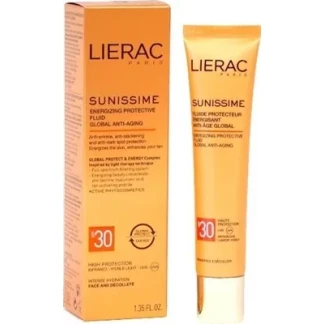 Флюид солнцезащитный Lierac (Лиерак) Sunissime для лица и зоны декольте SPF30 40мл-0