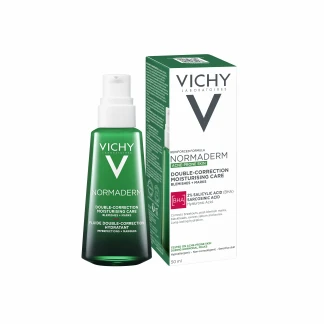 Флюїд Vichy (Віши) Normaderm Phytosolution Double Correction Daily Care Moisturiser щоденний зволожуючий догляд для проблемної шкіри обличчя 50 мл-0