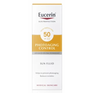 Флюїд Eucerin (Еуцерин) Sun Protection Photoaging Control Sun Fluid сонцезахисний антивіковий SPF50+ 50 мл (87934)-0