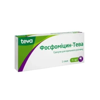 ФОСФОМІЦИН-Тева гранули для орального розчину по 3г №1 у саше-0