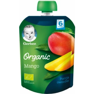 Фруктовое пюре Gerber (Гербер) Органическое манго с 6 месяцев 90 г-1