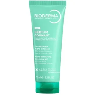 Гель Bioderma (Біодерма) Sebium Gommant для обличчя відлущуючий для жирної та комбінованої шкіри 75мл-1