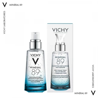 Гель-бустер Vichy (Віши) Mineral 89 Fortifying And Plumping Daily Booster зволожуючий для обличчя 50мл-1