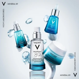 Гель-бустер Vichy (Віши) Mineral 89 Fortifying And Plumping Daily Booster зволожуючий для обличчя 50мл-11