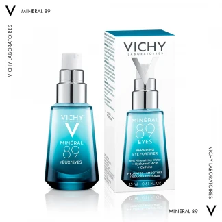 Гель-бустер для шкіри навколо очей Vichy (Віши) Mineral 89 Repairing Eye Fortifier зволожуючий 15мл-1