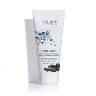 Гель-детокс для обличчя Biotrade (Біотрейд) Pure Skin чорний 200мл-0