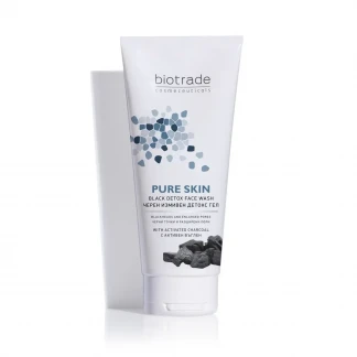 Гель-детокс для лица Biotrade (Биотрейд) Pure Skin черный 50мл-0