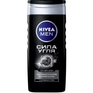 Гель для душу чоловічий Nivea (Нівея) Men Сила вугілля 250 мл-0