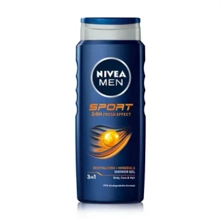 Гель для душу Nivea (Нівея) чоловічий Спорт 3в1 500мл-0