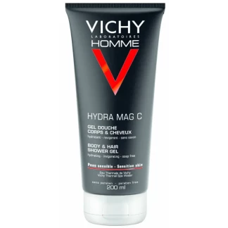 Гель для душа Vichy (Виши) Homme Hydra MAG C gel douche увлажняющий 200 мл-0