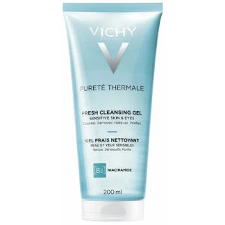Гель для вмивання Vichy (Віши) Purete Thermale освіжаючий очищуючий для всіх типів шкіри, також чутливої 200мл-0