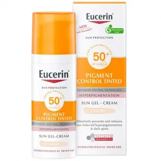 Гель-крем для лица Eucerin (Эуцерин) Пигмент Контрол солнцезащитный с тонирующим эффектом SPF50+ 50мл (66872)-0