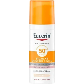 Гель-крем для лица Eucerin (Эуцерин) солнцезащитный с тонирующим эффектом SPF50+ 50мл (87937)-0