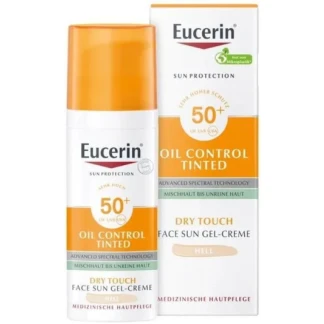 Гель-крем для обличчя Eucerin (Юцерин) сонцезахисний з тонуючим ефектом SPF50+ 50мл (87937)-0