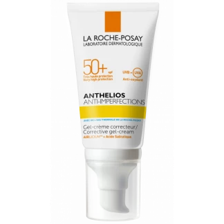 Гель-крем La Roche-Posay Anthelios Anti-Imperfections коригувальний для проблемної схильної до акне шкіри SPF 50+ 50 мл Гель-крем La Roche-Posay Anthelios Anti-Imperfections коригувальний для проблемної схильної до акне шкіри SPF 50+ 50 мл-1