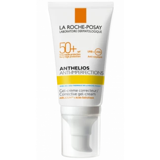Гель-крем La Roche-Posay Anthelios Anti-Imperfections коригувальний для проблемної схильної до акне шкіри SPF 50+ 50 мл Гель-крем La Roche-Posay Anthelios Anti-Imperfections коригувальний для проблемної схильної до акне шкіри SPF 50+ 50 мл-0