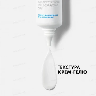 Гель-крем La Roche-Posay (Ля Рош-Позе) Effaclar Duo+M тройного действия для коррекции недостатков кожи 40мл-2