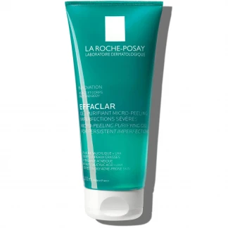 Гель-мікропілінг La Roche-Posay (Ля Рош-Позе) Effaclar Micro-Peeling Purifying Gel для очищення проблемної шкіри обличчя і тіла для зменшення стійких недоліків 200 мл-0