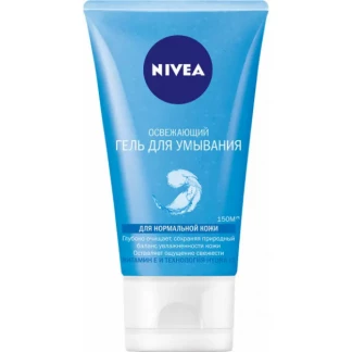 Гель для вмивання та очищення Nivea (Нівея) освіжаючий для нормальної шкіри 150 мл-0