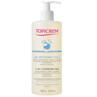 Гель Topicream (Топикрем) очищающий 2 в1 500мл-0