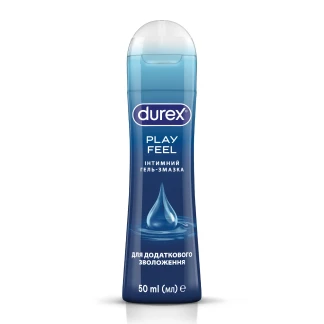 Інтимний гель-змазка DUREX® Play Feel для додаткового зволоження(лубрикант), 50 мл -0