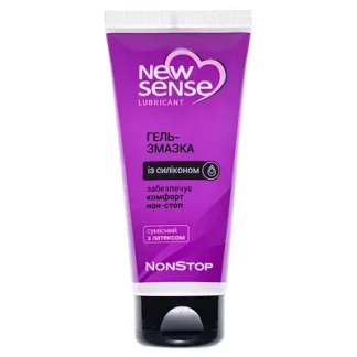 Гель-смазка интимная New Sense с силиконом 100мл-0