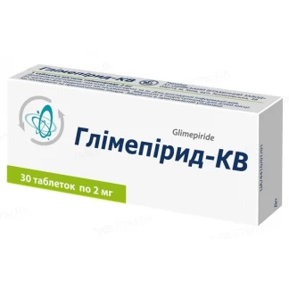 Глімепірид-КВ 2мг №30 табл.-0