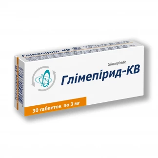 Глімепірид-КВ 3мг №30 табл.-0