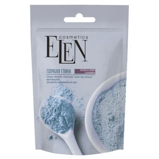 Глина Elen (Елен) голуба з екстрактом шавлії та розмарину 50 г-0