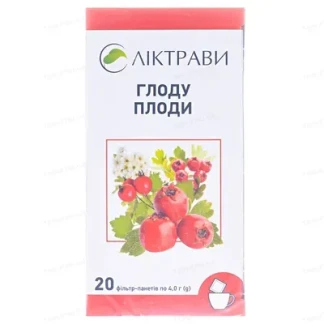 ГЛОДУ плоди по 4 г у фільтр- пакетах №20-0