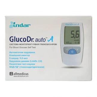 Глюкометр GlucoDr (ГлюкоДоктор) для измерения уровня глюкозы в крови-0