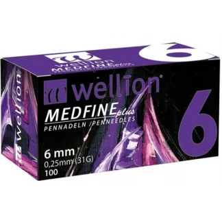 Голка до шприц-ручки Wellion (Велліон) Medfine plus (0,25х6мм) 31G №100-0