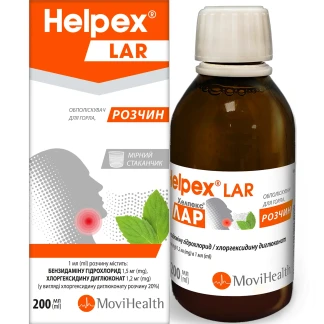 ХЕЛПЕКС Лар ополічкувач для горла по 200мл у пляшці-0