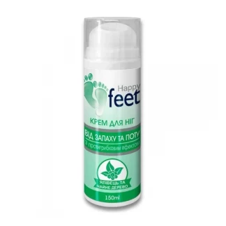 Крем для ног Happy Feet (Хэппи Фит) от запаха и пота 150мл-0