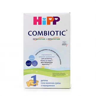 Сухая молочная смесь HiPP (Хипп) Combiotic 1 с рожд. 300г-0